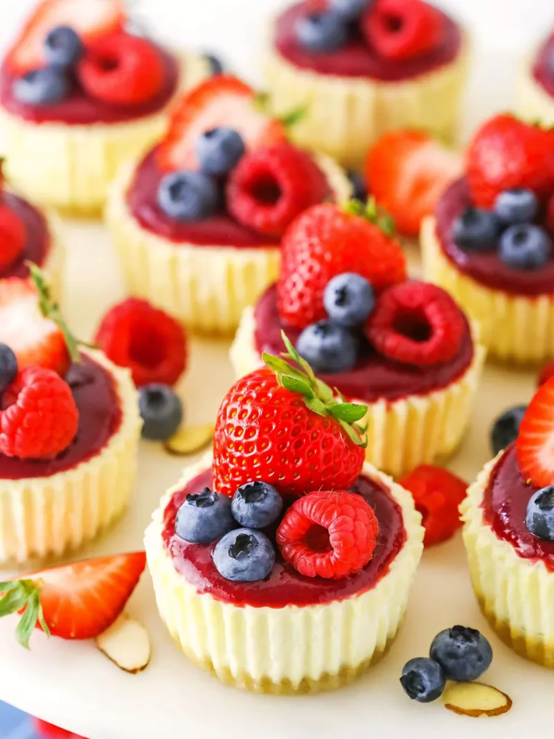 Cheesecake de frutos rojos